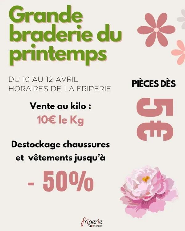 Grande braderie du Printemps